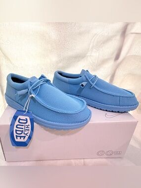 Mens Hey Dude Wally Funk Mono Blue Sz 7 S0018